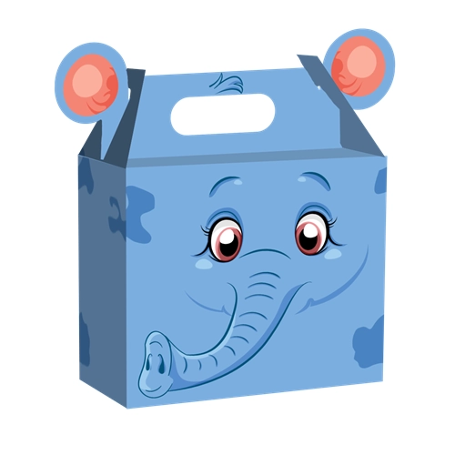 Small Elephant Theme Suitcase Gift Box | Personalized or Plain | Classy | Budget Friendly